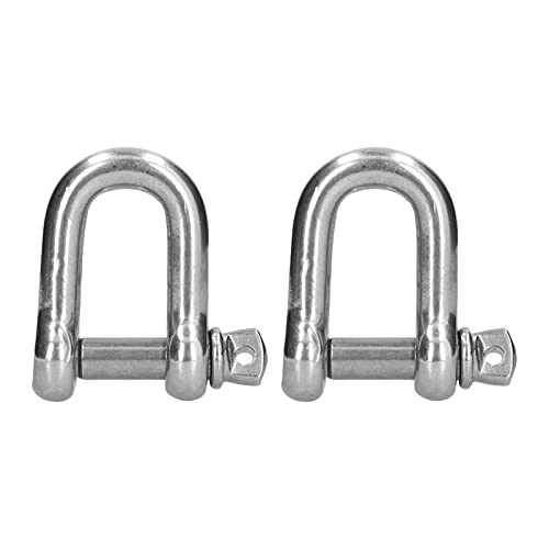 D Ring Anker Schäkel Edelstahl Schraube Pin Ketten Steck verbinder Marine Land Hebe werkzeug für den Bau Bergbau Elektrische Leistung Metallurgie (2pcsm16) von Jxngery