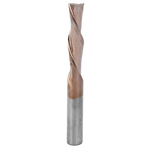 Doppelschnitzer Mahlschneider langlebiger gerader Mahlen Holzbearbeitung Bit Holz Acryl PVC (6 * 6 * 22 * 60 mm) von Jxngery