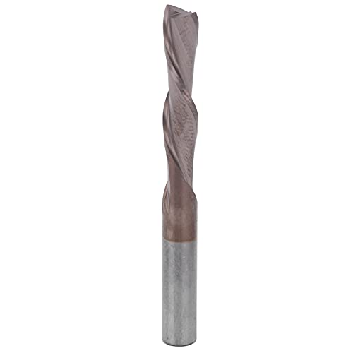 Doppelschnitzer Mahlschneider langlebiger gerader Mahlen Holzbearbeitung Bit Holz Acryl PVC (6 * 6 * 25 * 60 mm) von Jxngery