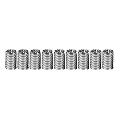 EDELSTAHL-SCHRAUBENBUCHSE, DRAHTGEWINDEEINSATZ, REPARATURBEFESTIGUNG M10x1x3D für METALLWERKSTÜCK von Jxngery