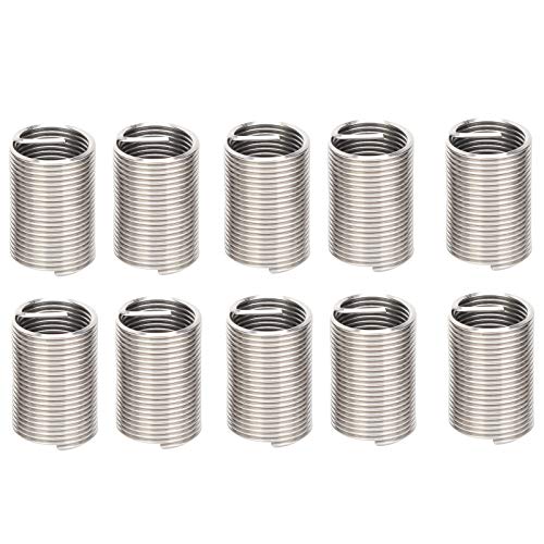 Gewindeeinsätze Männliche Frau Reduktionsmutter Reparaturwerkzeug Edelstahldrahtverschluss M16X1.5 Bequeme schnelle Installation für metrische Zoll-Gewindelöcher Wartungsarbeiten (2.5d) von Jxngery