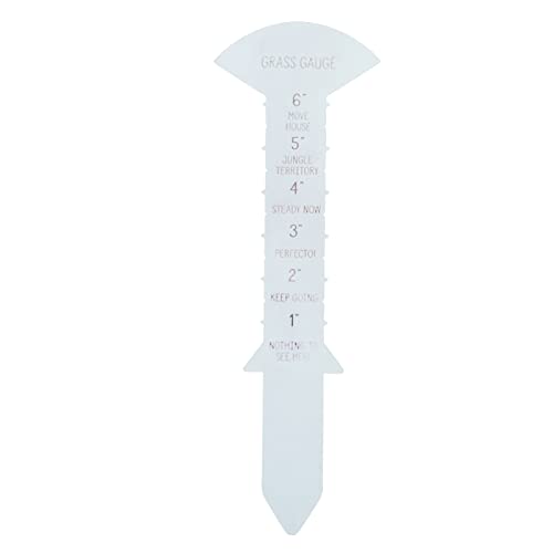 Gras 30 cm klarer lustiger Text robuster Eisengrashöhe Messen Sie Lineal für Garten Yard Rasen von Jxngery