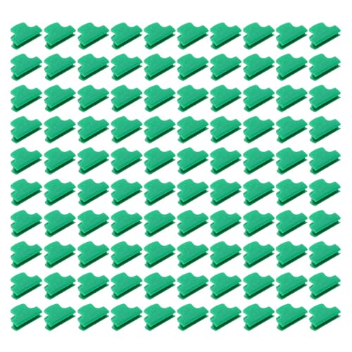 Greenhouse Plastic Green Film Clamps Anti-Bug-Frostschutzabdeckung 100pcs 6 mm tragbares Gewächshauszubehör von Jxngery