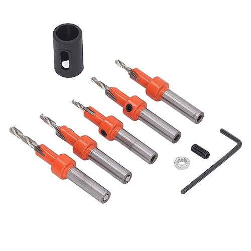 Holz Countersink -Bohrer 5pcs Setzen Sie hohe Härte lange Lebensdauer für Holzbearbeitung Holz Countersink -Bohrer 5pcs Setzen Sie hohe Härte lange Lebensdauer für Holzbearbeitung von Jxngery