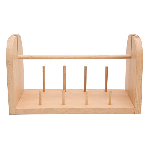 Holz garn halter 9 Spindeln Robustes Holz glättung stabiler Garn spender Häkeln Stricken Nähen Holz garn halter 9 Spindeln Robustes Holz glättung stabiler Garn spender Häkeln Stricken Nähen von Jxngery