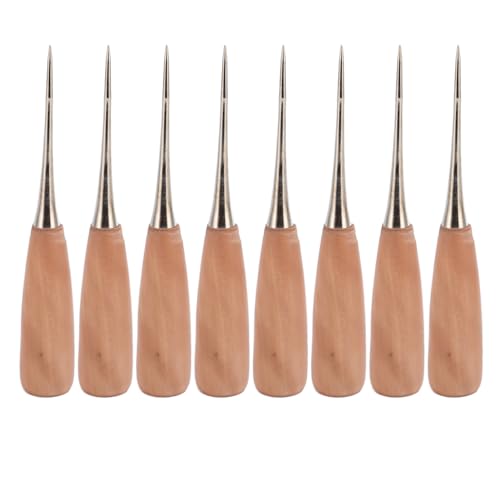 Holzgriff Ledernähung Awl DIY Professionelles Bastelpunsch -Loch Ergonomisches Nähwerk für den Heimgebrauch Holzgriff Ledernähung Awl DIY Professionelles Bastelpunsch -Loch Ergonomisches Nähwerk für den Heimgebrauch von Jxngery