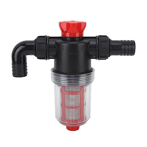 Jxngery Bewässerung Wasserpumpenfilter Doppelschicht hoher Durchflussfilter Inlinesiebs Garten Rasen (25mm Schnittstelle (G1 -Rohr)) von Jxngery
