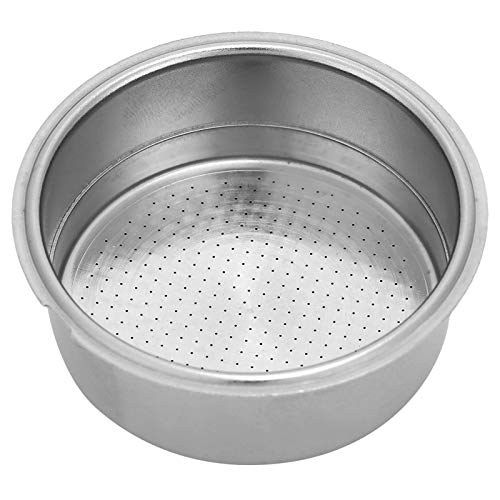 Jxngery Doppelschicht Edelstahl Kaffeefilterkorb Locking Snap Accessoire Doppelte Tasse Kaffeemaschine Geeignete Haushaltsmilch -Tee -Shop Bar Café Café von Jxngery