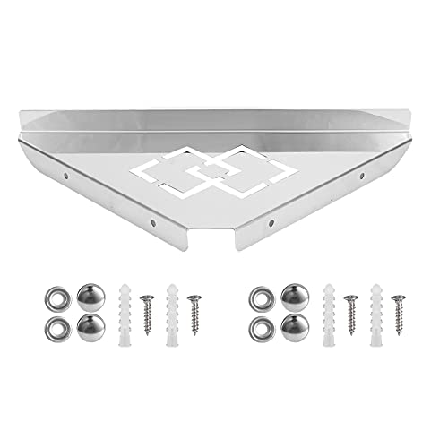 Jxngery Edelstahl-TRIANGULARE LAGERLAGE Shelf DUSCH Ecken Regal Rack ORGANISIERER Home Hotel (Stanzstil) von Jxngery