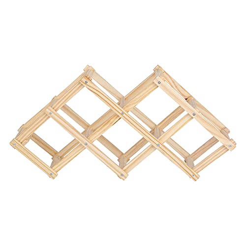 Jxngery Hölzerne Weinregal Langlebiger, einfacher eleganter Weinhalter für das Home Hotel Office (6pcs) von Jxngery
