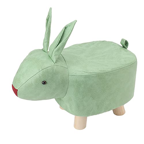 Jxngery NIEDRIGER Tier Form Stool FÜR Kinder ZUHAUSE Wohnzimmer, Holz Fuss Home FÜR SPIELZIMMER, Courtyard (Grün) von Jxngery
