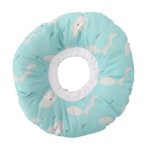 Jxngery Ohr piercing Kissen Cartoon Tier Muster Entzündung Druck Sore Relief Ohr schutz Kissen 12,6 Zoll (Blau und grau) von Jxngery