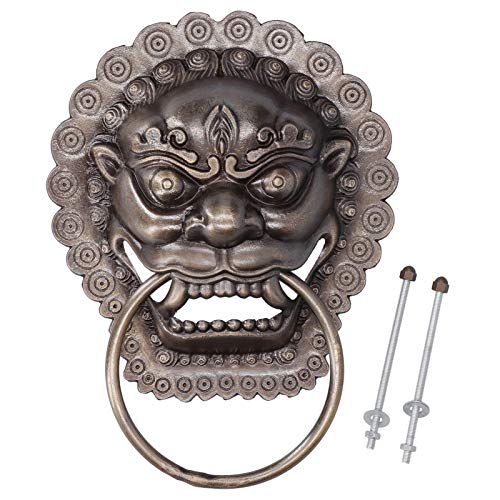 Jxngery Türklopfer chinesischer Stil Klopfer Antike Tierkopf Tür Ring Holz Tür Ring Ersatzteile Teile Jxngery Türklopfer chinesischer Stil Klopfer Antike Tierkopf Tür Ring Holz Tür Ring Ersatzteile Teile von Jxngery