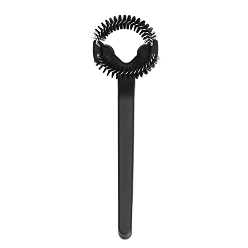 Kaffeemaschine Reinigung Pinsel abnehmbarer runder Ellbogen Kaffeebinsel Short Griff Brew Head Reinigungswerkzeuge für Heimküche (51 mm 21x6.4cm) von Jxngery