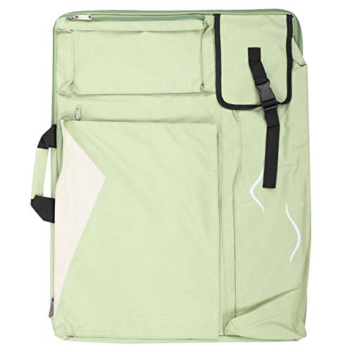 Kunst-Zeichentasche Wasserdichte Rucksack Sketch Board Aufbewahrung Multifunktions-Einkaufstasche für reisende Kunst-Enthusiasten (Grün) von Jxngery