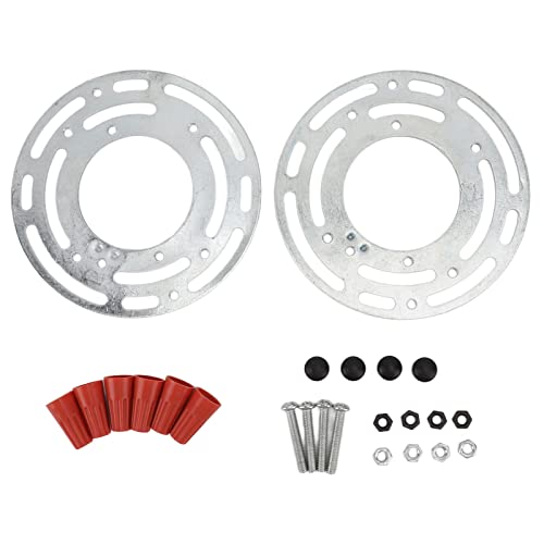 Leuchtenmontage -Montageklasse lebige Edelstahl -Querlatte Komplettes Zubehör 2 Pack von Jxngery