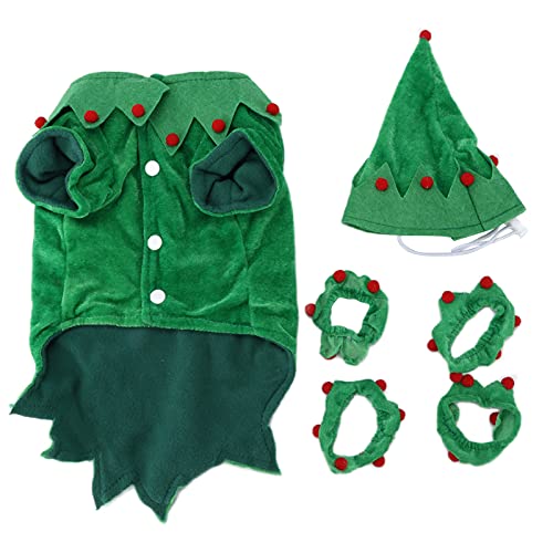 Lustige Weihnachtskostüme weiche Bequeme Hundekleidung für Katzen Hunde Winter Cosplay (XL) von Jxngery