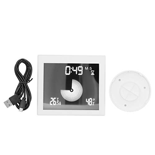 Multifunktionaler Temperaturfeuchtigkeitsmesser wasserdichte Timer Wecker Weiß USB 5V 1A für Home Office Multifunktionaler Temperaturfeuchtigkeitsmesser wasserdichte Timer Wecker Weiß USB 5V 1A für Home Office von Jxngery