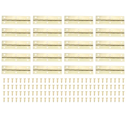 Retro -Eisenklappkolbenscharnier für Schrankmöbel Vintage Design 20 Set gelb Retro -Eisenklappkolbenscharnier für Schrankmöbel Vintage Design 20 Set gelb von Jxngery