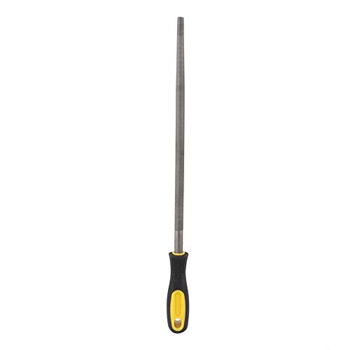 Runde Stahldatei -Raspen -Handle -Schärfen -Formungswerkzeug Metall Projekte Ideale Garagen Factories Engineering Workshop (12-Zoll-fein gezahnte runde Datei mit Griff) von Jxngery