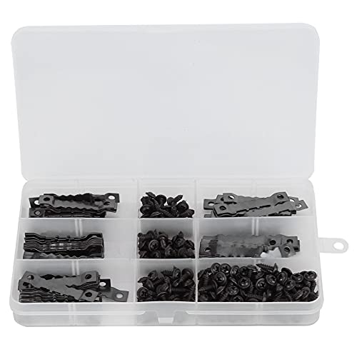 Sawtooth Bildhänger Kohlenstoffstahl 2-Loch-Gemälde Fotos Hanging Hooks Kit schwarz für Wohnkultur Sawtooth Bildhänger Kohlenstoffstahl 2-Loch-Gemälde Fotos Hanging Hooks Kit schwarz für Wohnkultur von Jxngery