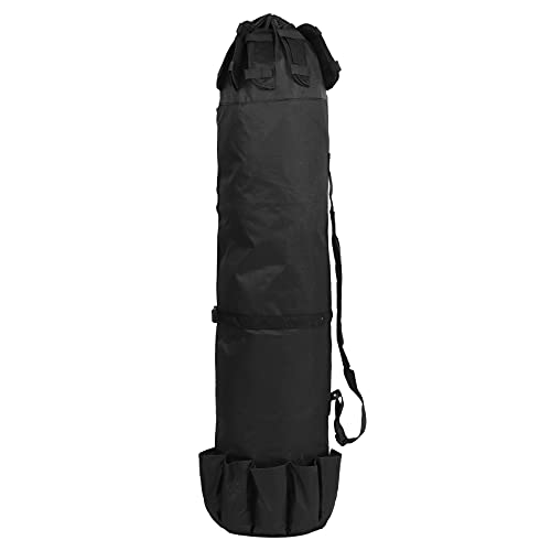 Tragbare Multifunktionsfischereistabbeutel Fall Faltbarer Tackle -Werkzeug -Aufbewahrungsbeutel für Outdoor -Fischerei (Schwarz) von Jxngery