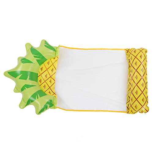 Wasserhängematte Schwimmer Liege Ananas Muster aufblasbarer schwimmender Stuhl Strandpool von Jxngery