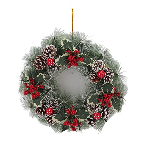 Weihnachtsgirlande Lebendige Lebensechte Tannennadeln Weihnachten Dekorative Girlande für Haustür Home Dekorationen (B-Typ Groß) von Jxngery