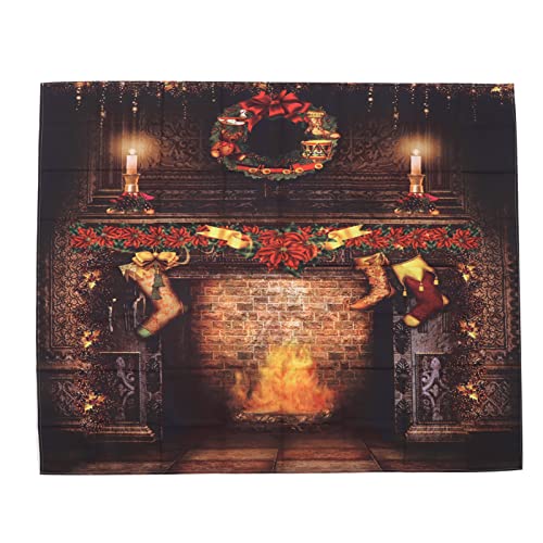 Weihnachtswand Wandteppich HD Print modisch verblassende farbenfrohe Hintergrund für Wohnkultur (Muster 26) von Jxngery
