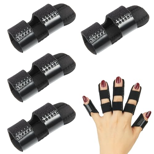 4 Stück verstellbare schwarze Fingerschiene. Diese Schiene passt auf jeden Finger. Sie bietet Unterstützung und hält sie an Ort und Stelle. Es ist hilfreich, um die Finger in der richtigen Position zu 4 Stück verstellbare schwarze Fingerschiene. Diese Schiene passt auf jeden Finger. Sie bietet Unterstützung und hält sie an Ort und Stelle. Es ist hilfreich, um die Finger in der richtigen Position zu von Jyinelx