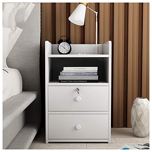 Jyuiipcz - Aktenschrank, 3-lagig, Schublade, Massivholz, Aktenschrank, schlicht, modern, Schließfach, Büro, Datenspeicherschrank mit Schloss, Schlüssel, komplett montiert (Farbe: #1) (#6) von Jyuiipcz