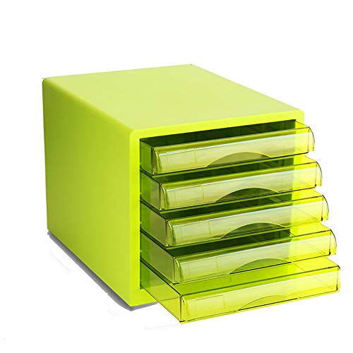 Jyuiipcz Aktenschrank, 5-lagig, Schubladentyp, Aktenschrank, Büro-Daten-Aufbewahrungsbox, Kunststoff-Schublade, Aktenschrank, mehrere Farben (Größe: #1) (#15) von Jyuiipcz
