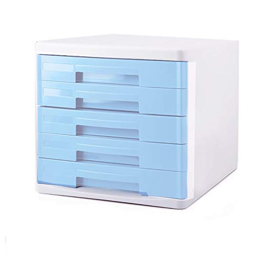 Jyuiipcz Aktenschrank, 5-lagig, Schubladentyp, Aktenschrank, Büro-Daten-Aufbewahrungsbox, Kunststoff-Schublade, Aktenschrank, mehrere Farben (Größe: #1) (#2) von Jyuiipcz