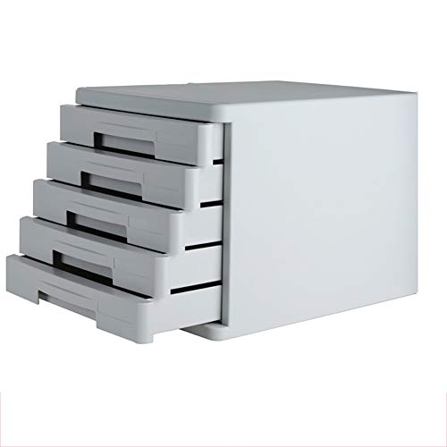 Jyuiipcz Aktenschrank, 5-lagig, Schubladentyp, Aktenschrank, Büro-Daten-Aufbewahrungsbox, Kunststoff-Schublade, Aktenschrank, mehrere Farben (Größe: #1) (#5) von Jyuiipcz
