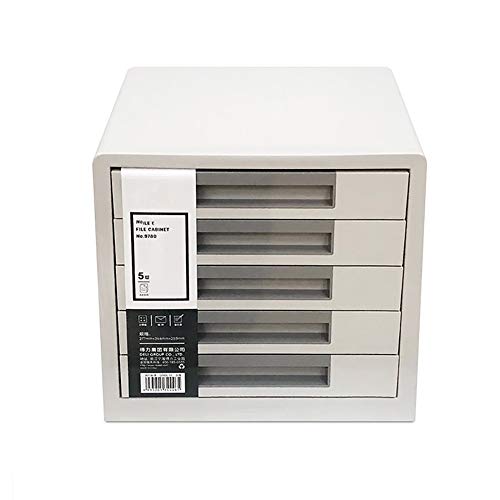 Jyuiipcz Aktenschrank, 5-lagig, Schubladentyp, Aktenschrank, Büro-Daten-Aufbewahrungsbox, Kunststoff-Schublade, Aktenschrank, mehrere Farben (Größe: #1) (#7) von Jyuiipcz