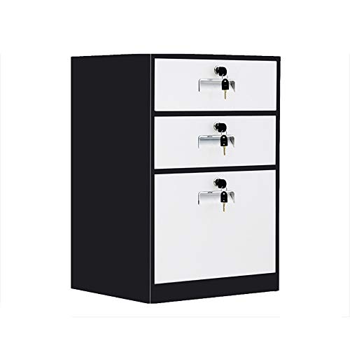 Jyuiipcz Aktenschrank aus Metall mit 3 Schubladen, rollbarer Metall-Aktenschrank, keine Montage erforderlich, mit Rollen, offenes Aufbewahrungsregal für Zuhause, Büro, Arbeitszimmer, Schlafzimmer Jyuiipcz Aktenschrank aus Metall mit 3 Schubladen, rollbarer Metall-Aktenschrank, keine Montage erforderlich, mit Rollen, offenes Aufbewahrungsregal für Zuhause, Büro, Arbeitszimmer, Schlafzimmer von Jyuiipcz