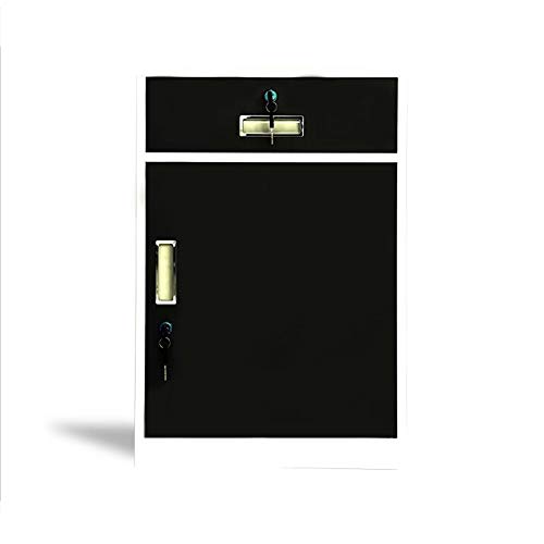 Jyuiipcz Aktenschrankschloss, Aktenschrank, 3-lagig, Schubladentyp, Aktenschrank, komplett montiert, außer für Rollen für den Bürogebrauch (Farbe: #1) (#4) von Jyuiipcz
