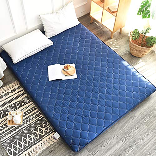 Jyuiipcz Dicke, warme Futon-Matratze, Doppel-Tatami-Matratze, Tatami-Boden, Faltmatratze, Tatami-Dicke 9 cm (Farbe: Gelb, Größe: 180 x 200 cm) (Blau, 120 x 200 cm) von Jyuiipcz