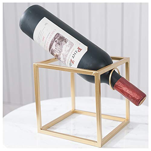 Jyuiipcz Weinregal, freistehende Weinflaschen-Aufbewahrungsbox, rechteckig, Heim- und Küchendekoration, bietet Platz für 3 Flaschen Standardwein (Größe : #1) (#4) von Jyuiipcz