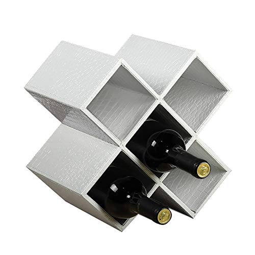Jyuiipcz Weinregal Massivholz Weinregal Lagerregal Europäische Geometrische Vielfalt von Weinregalen Kreative Einfachheit und lity Dekoration Display Stand (Farbe: #1 Größe: A) (#4 B) von Jyuiipcz