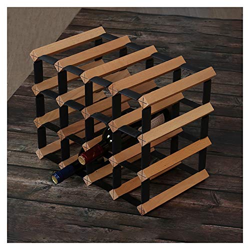 Jyuiipcz Weinregal für den Schreibtisch, Massivholz, stapelbar, für europäisches Restaurant, Zuhause, Sideboard, freistehend, Heimdekoration, Regal (Größe: #1) (#14) von Jyuiipcz