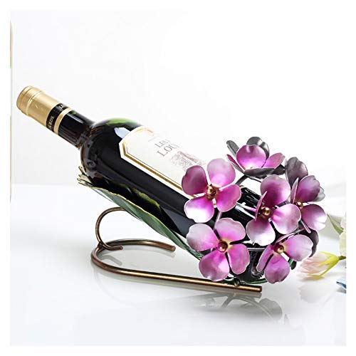 Jyuiipcz Weinregal für den Schreibtisch, europäische kreative Vielfalt, einzigartiges Weinflaschenregal aus Metall, moderne Einfachheit, Persönlichkeit, Wohnaccessoires, Dekoration (Größe: #1) (#5) von Jyuiipcz