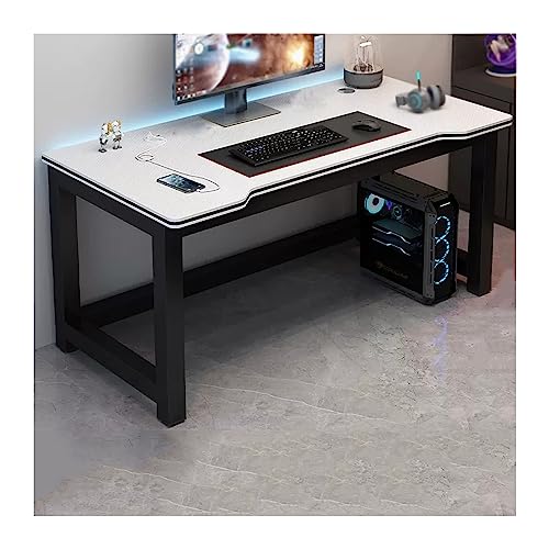 Schreibtisch Schreibtisch PC Desktop Tisch Doppelschreibtisch Student Schreibtisch Zuhause Schlafzimmer Arbeitszimmer Tisch Büro Schreibtisch Einfacher Gaming-Tisch PC-Tisch Home Office Schreibtisch von Jyuiipcz