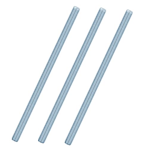 Jyvex 3 Stück Gewindestange M12 Edelstahl, Gewindestangen M12x300mm, DIN 976 Gewindestifte Verzinkter Stahl, Gewindestab Festigkeitsklasse 4.8, Gewindestäbe mit Regelgewinde Metrisch Gewindestift Jyvex 3 Stück Gewindestange M12 Edelstahl, Gewindestangen M12x300mm, DIN 976 Gewindestifte Verzinkter Stahl, Gewindestab Festigkeitsklasse 4.8, Gewindestäbe mit Regelgewinde Metrisch Gewindestift von Jyvex