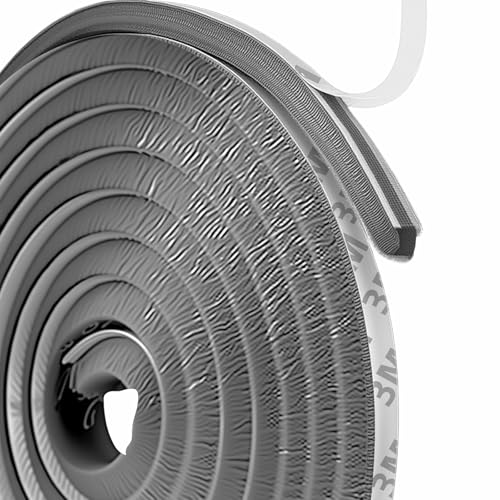 Jyvex 7M Bürstendichtung Türdichtung Selbstklebend, 9mmx15mm Dichtungsstreifen für Tür,Türdichtung Unten, Bürstendichtung Rolladenkasten, Zugluftstopper für Türen von Jyvex