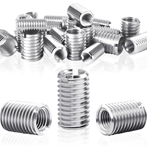 Jyvex Gewindeeinsatz M8 auf M6 x 15mm, 24 Stück gewindeadapter m8 m6, Edelstahl Gewindehülse,Adapter für Schraubverbindungen, Reduziermuffe m8 auf m6 Adapter, Reparatur, Montage Jyvex Gewindeeinsatz M8 auf M6 x 15mm, 24 Stück gewindeadapter m8 m6, Edelstahl Gewindehülse,Adapter für Schraubverbindungen, Reduziermuffe m8 auf m6 Adapter, Reparatur, Montage von Jyvex