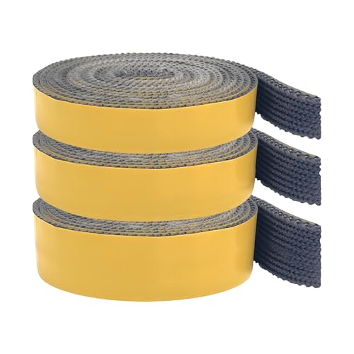 ​​Jyvex Selbstklebendes Kamin Dichtband, Ofendichtband (2mmx20mmx3m) – Feuerfestes Dichtungsband für Kaminofentür, Ofenrohr, Kaminscheiben Dichtung, Hitzebeständig bis 550°C, Kamine & Öfen Zubehör​ von Jyvex
