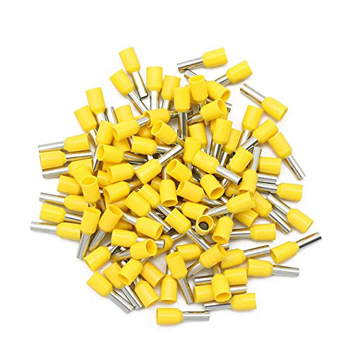 100 Stück/Packung E0508 E7508 E1008 E1508 E2508 Isolierte Aderendhülsen Terminal Block Cord End Wire Connector Crimp Terminator von Jyving