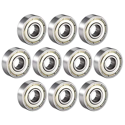 10PCS Lager 603 604 605 606 607 608 609-2RS ZZ Rillenkugellager von Jyving