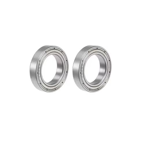 2 Stück 6800 6801 6802 6803 6804 6805 6806 6807 ZZ 2Z -2RS Dünnwandige Metallabgeschirmte Gummidichtungslager Kugellager von Jyving